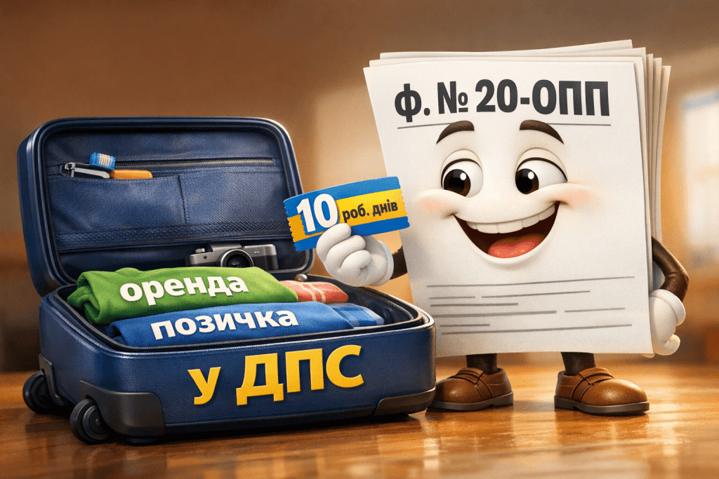 Подання ф. № 20-ОПП при позичці майна, оренді дрібної сільгосптехніка і відповідальність за її неподання